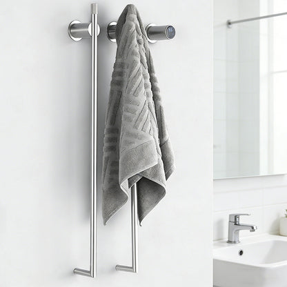 Minimalist Bathroom Towel Warmer Concealed Heated Towel Rack 2Bars