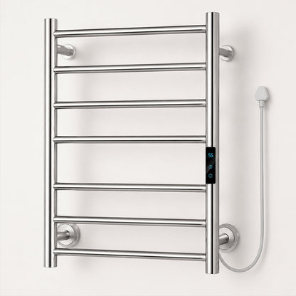 Stainless Steel Wall-Mounted Electric Heated Towel Rack