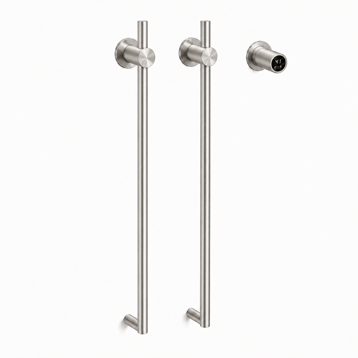 Electric Heated Towel Rack, Brushed Gold Wall Mounted Towel Warmer