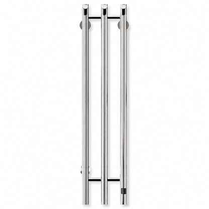 Stainless Steel Electric Heated Towel Rack with Hooks