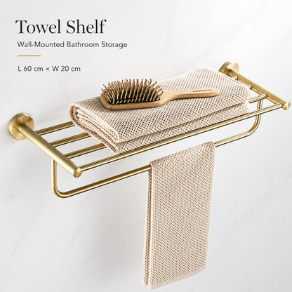 Stainless Steel Wall-Mounted Bathroom Hardware Set