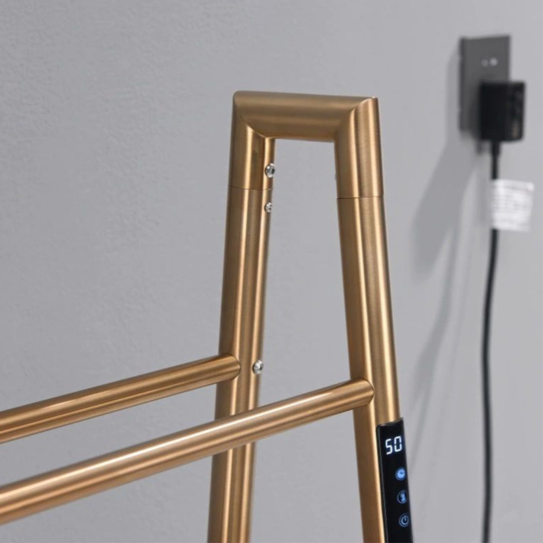 Freestanding Electric Heated Towel Rack with Digital Touch Control