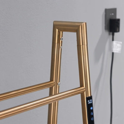 Freestanding Electric Heated Towel Rack with Digital Touch Control
