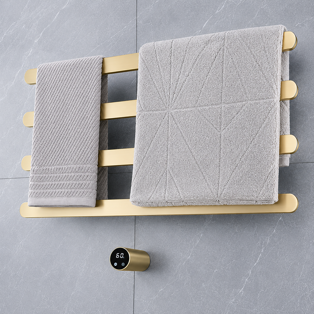 Smart Electric Heated Towel Rack Towel Warmers 3 Or 4 Bars