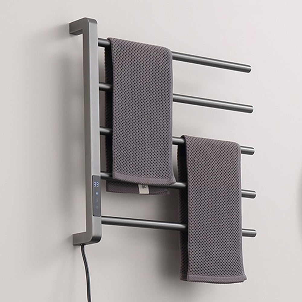BathLivo 5 Bars Heated Towel Rack for Modern Bathrooms Towel Warmers