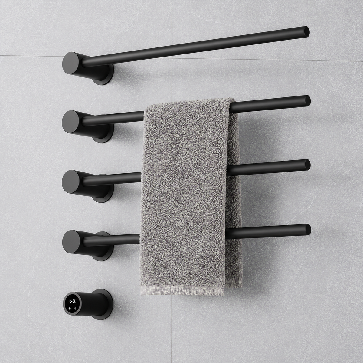Stainless Steel Bathroom Towel Warmers,Heated Towel Rack Concealed installation