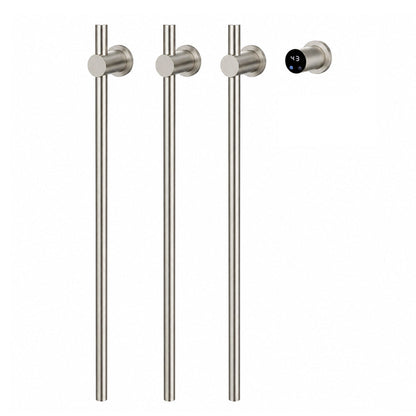 Concealed Installation Bathroom Towel Warmer Heated Towel Rack Fast Drying