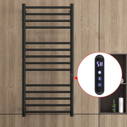 Luxury Smart Electric Heated Towel Rack with Digital Temperature Control – Modern Wall Mounted Bathroom Towel Warmer