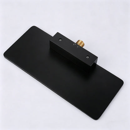 Brass Wall-Mounted Basin Faucet  Modern Waterfall Luxury Bathroom Sink Faucet