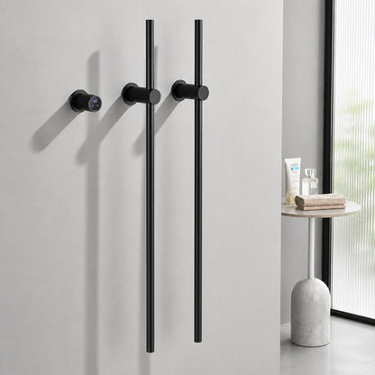 Electric Heated Towel Warmer Rack, Wall-Mounted Bathroom Towel Dryer with Digital Timer