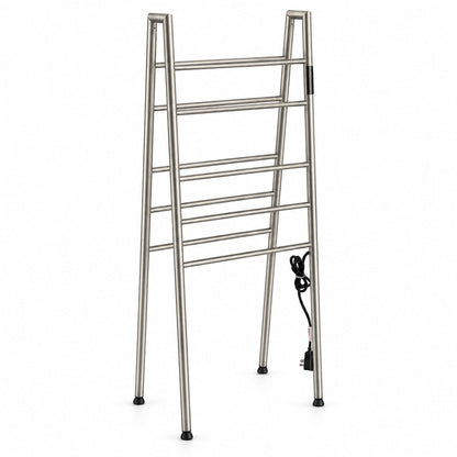 Freestanding Electric Heated Towel Rack with Digital Touch Control