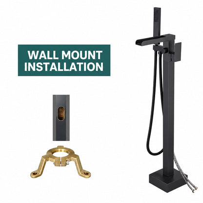 Freestanding Tub Faucet with Hand Shower